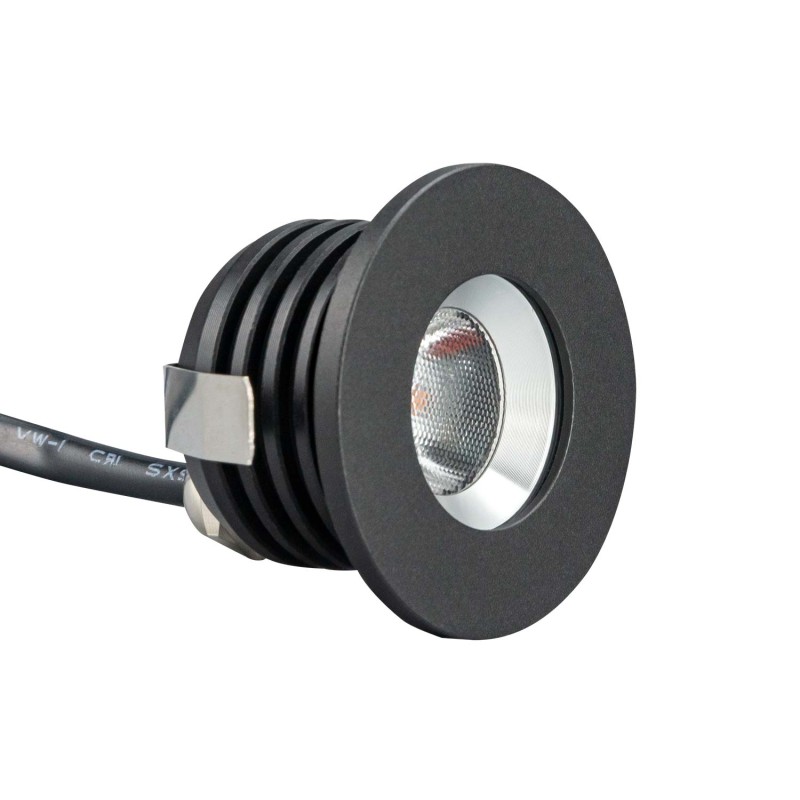1W Black Recessed MINI LED spot OSRAM Chip 15º