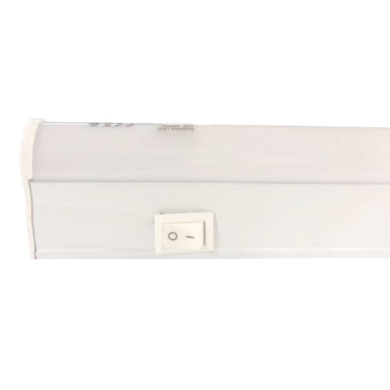 Regleta LED T5 16W 100cm 1536Lm IP20 con interruptor
