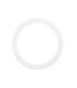 White supplementary decorative trim ring cover LED downlight Ø201mm
