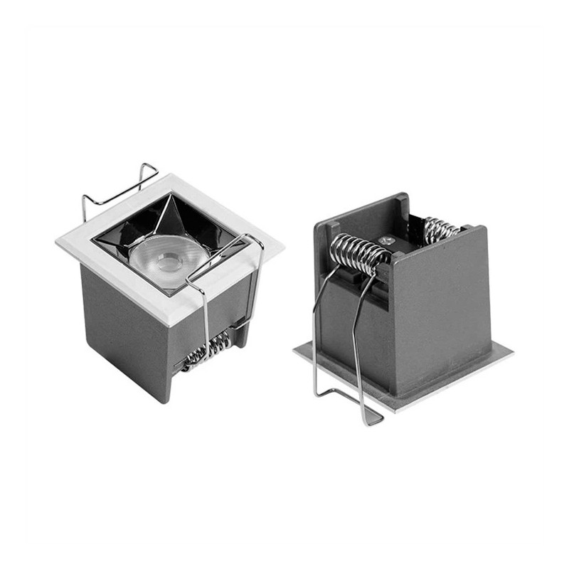 Spot encastrable LED mini 2W puce OSRAM 15º UGR17 160Lm