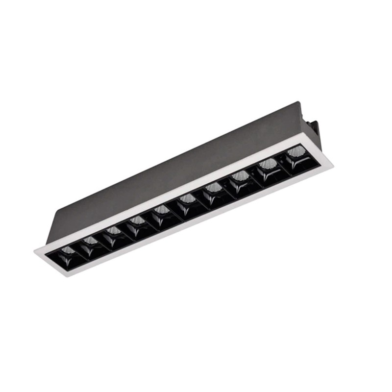 Spot encastré LED mini 20W puce OSRAM 15º UGR17 1600Lm