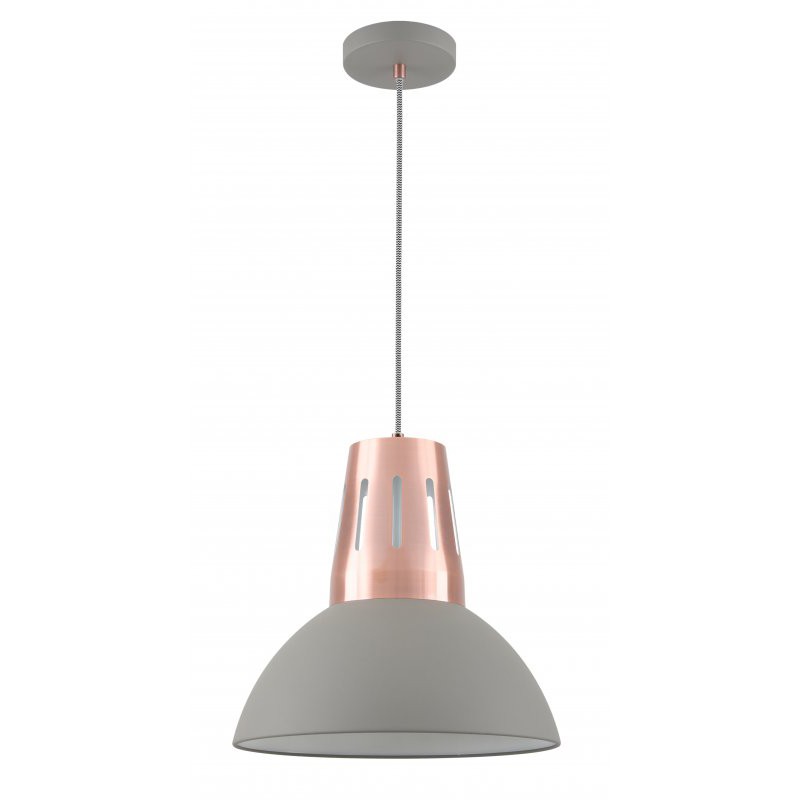 Lampada a sospensione ARTEMIA E27 grigio