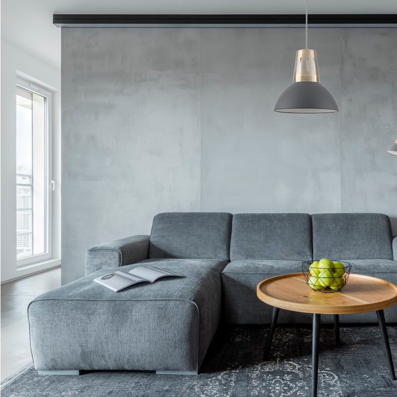 Lampada a sospensione ARTEMIA E27 antracite