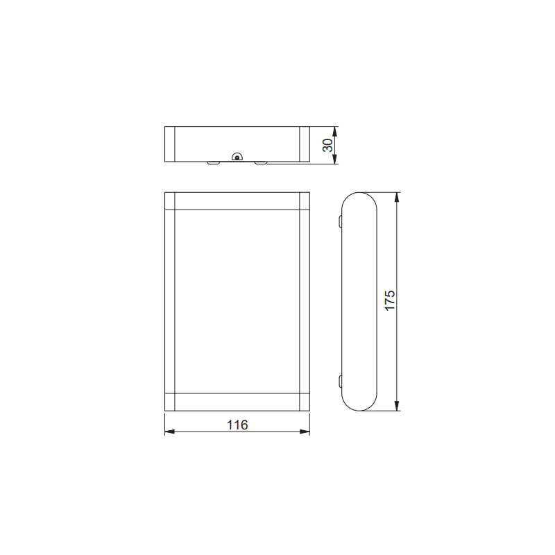 Aplique de pared LED VALLA 12W UP&DOWN IP54
