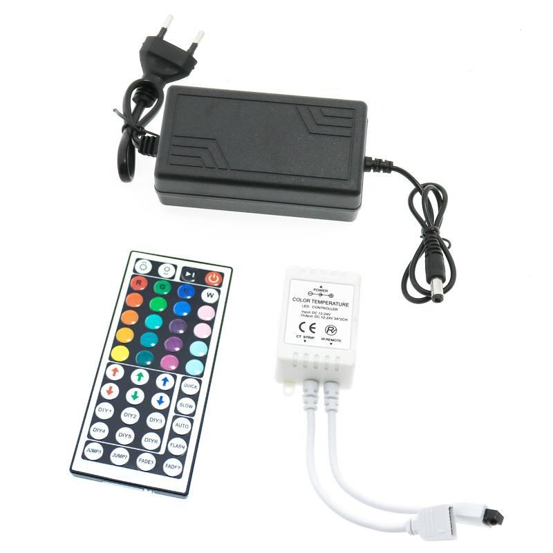 Kit Tira LED 12V RGB 5 metros SMD5050