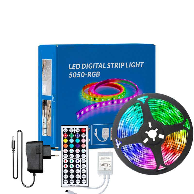 Kit Striscia LED 12V RGB 5 metri SMD5050