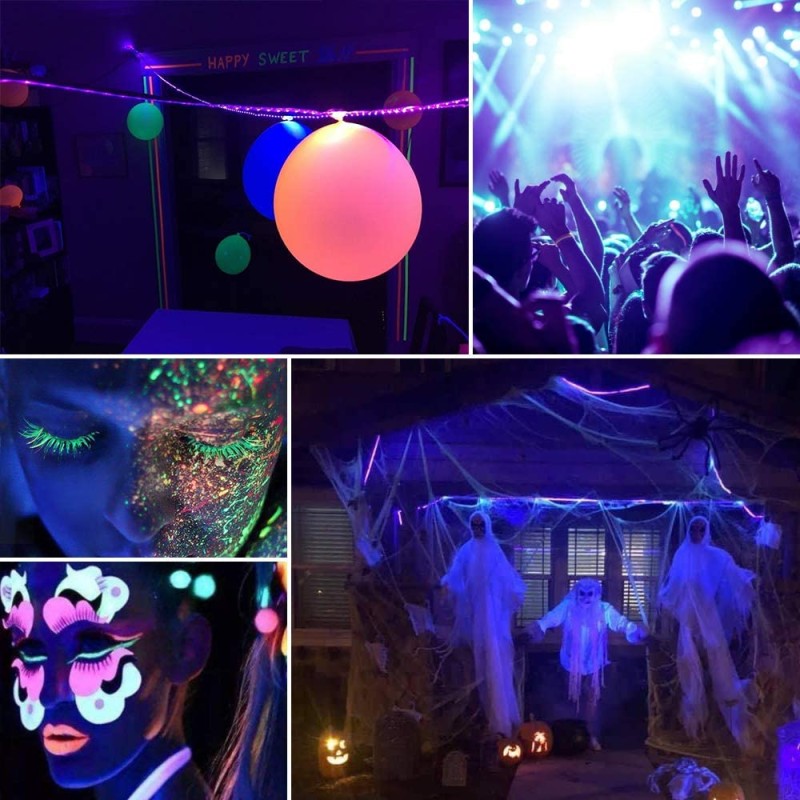 Ruban LED 12V 14.4W UV violet SMD5050 5 mètres