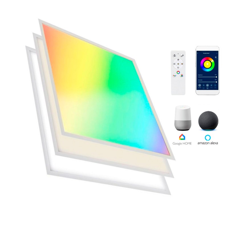 Pannello LED SMART WIFI RGB+CCT 60x60cm 40W 4400Lm