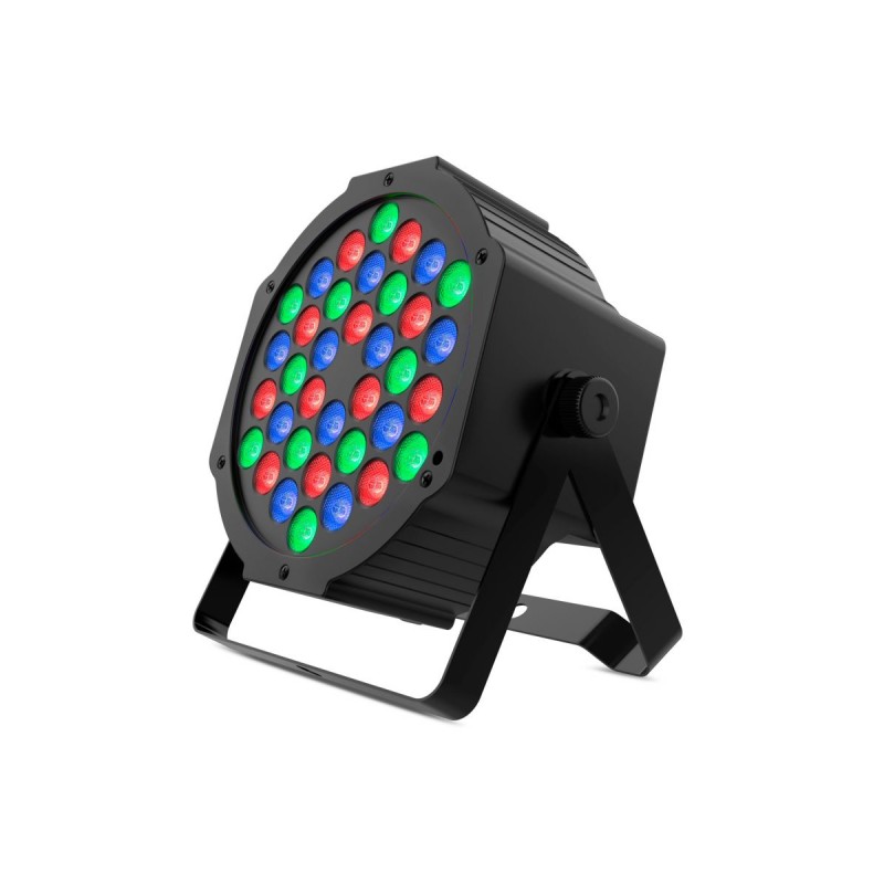 Foco LED AUDIBAX MONTANA 36 para espectáculos 36W RGB con mando + DMX