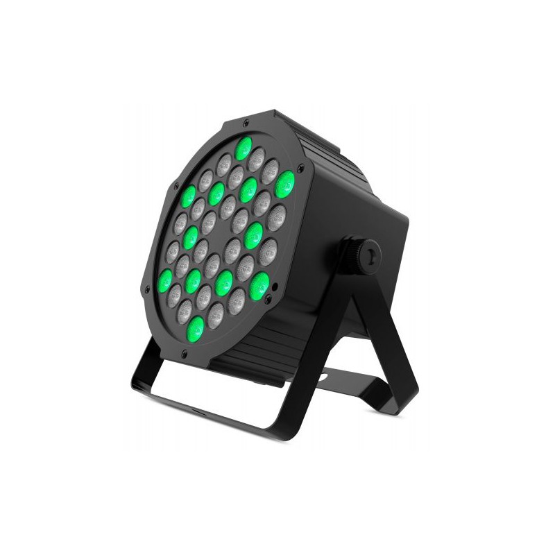 Foco LED AUDIBAX MONTANA 36 para espectáculos 36W RGB con mando + DMX