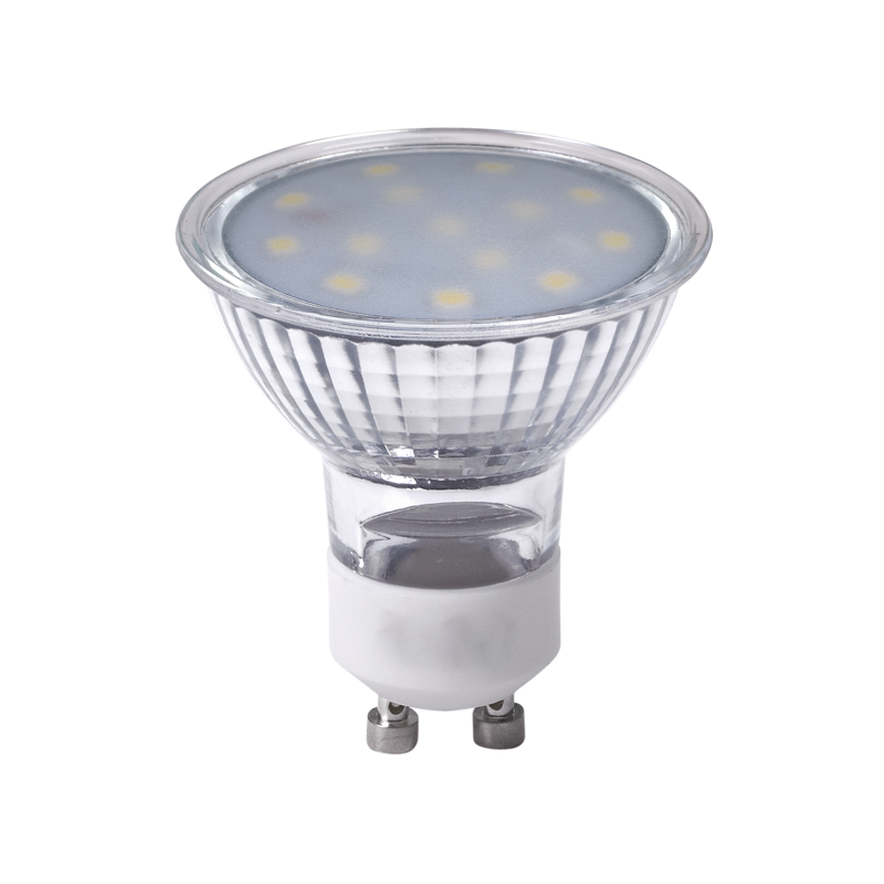 Ampoule LED GU10 5W 120º verre 432Lm