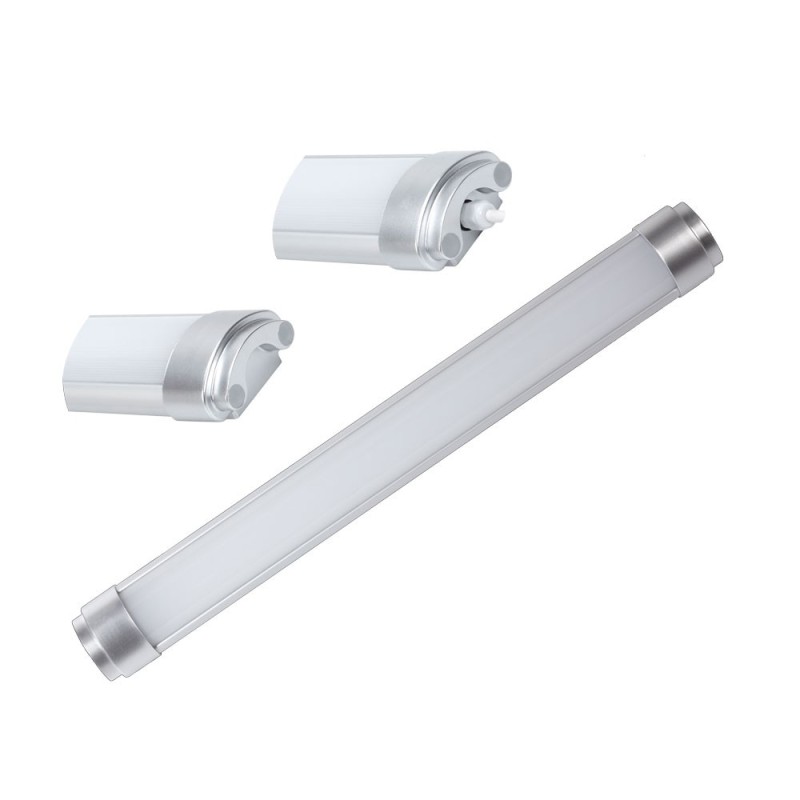 Pantalla estanca LED 10W 60cm Sensor Radar + luz permanente 20% 1100Lm IP65