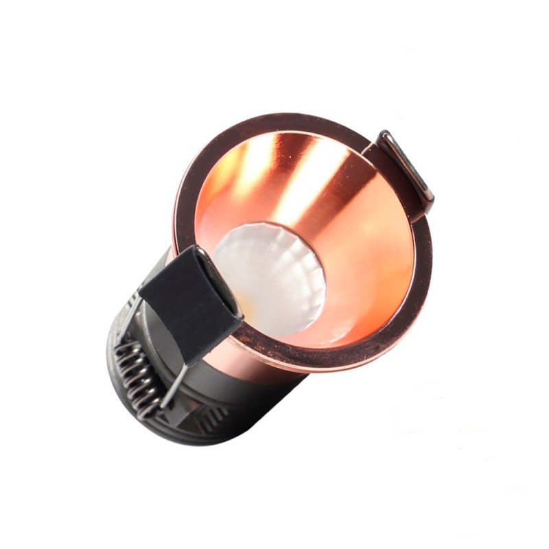 5W CCT 24º UGR11 GOLD ROSE mini recessed LED Spot BridgeLUX/LiFUD