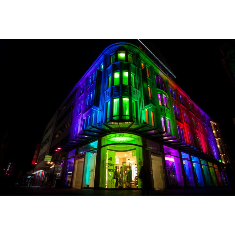 Foco proyector LED PRO RGB 10W multicolor IP65