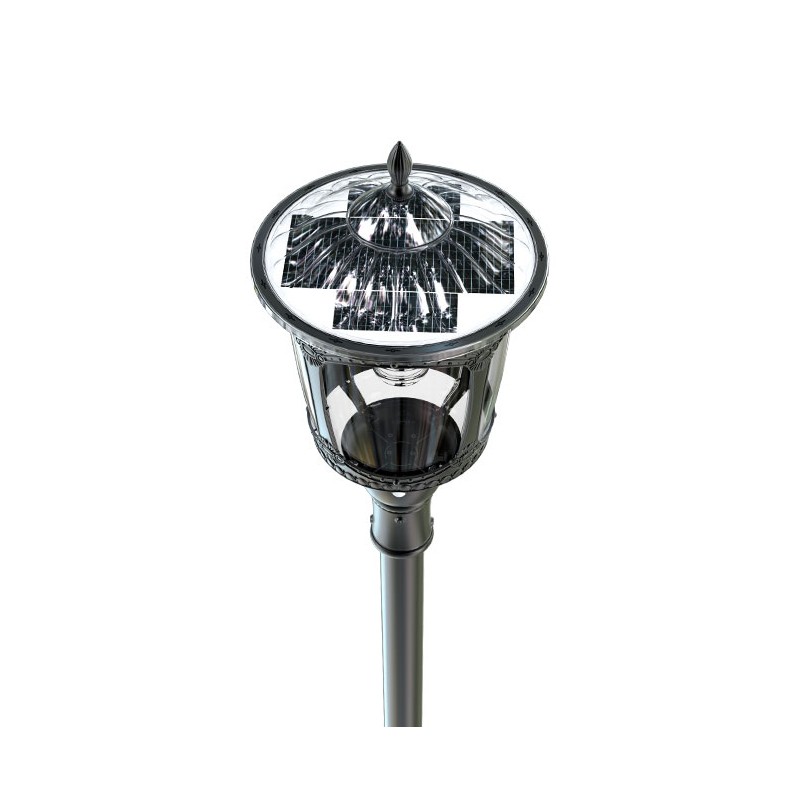 Lampione solare LED FORMENTERA 30W 3000Lm con sensore PIR + movimento