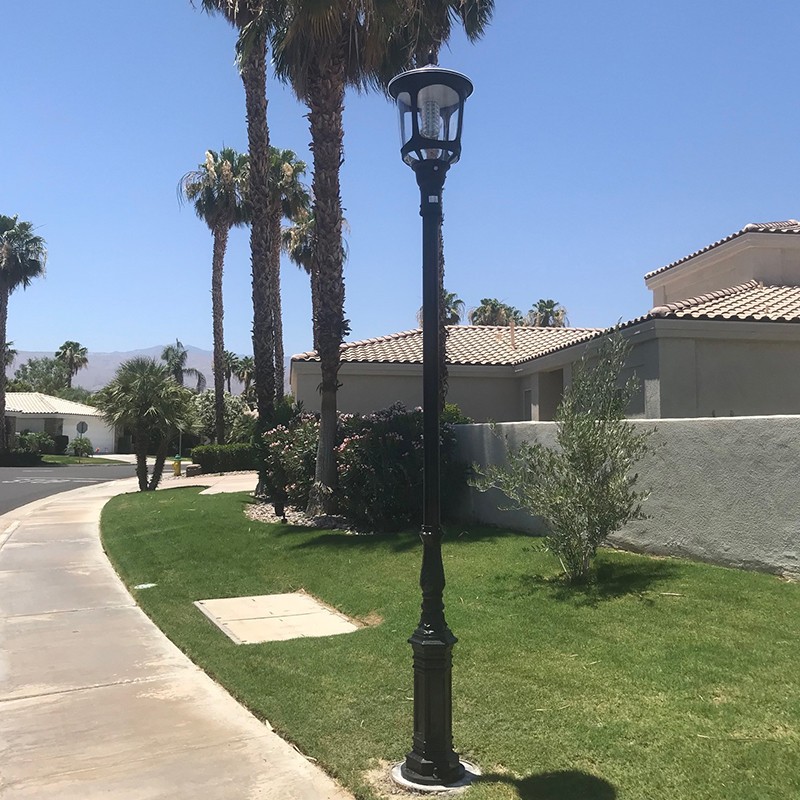 Farola solar LED FORMENTERA 30W 3000Lm con sensor PIR + movimiento