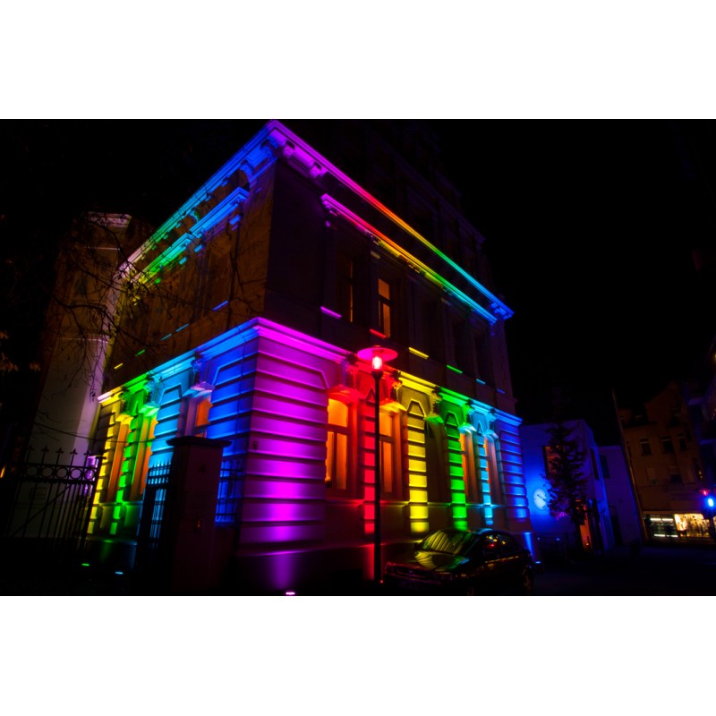 Foco proyector LED PRO exterior RGB 100W IP65