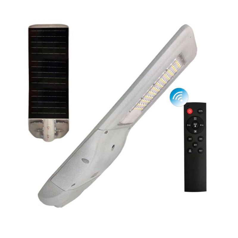 Lampadaire solaire LED 120W PRO Bridgelux 2600Lm avec capteur radar