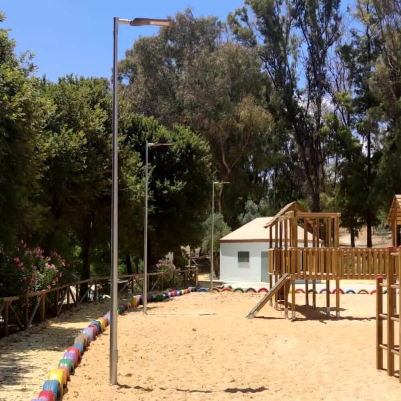 120W Solar PRO LED Street Light 2600Lm with radar motion detector