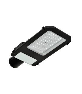Lampione stradale LED ROAD 40W chip LUMILEDS 4400Lm nero Illuminazione pubblica