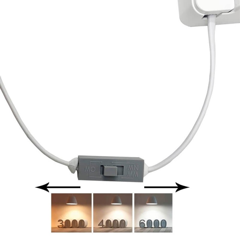 40W 4800Lm CCT LED Downlight UGR17 Driver Philips IP44