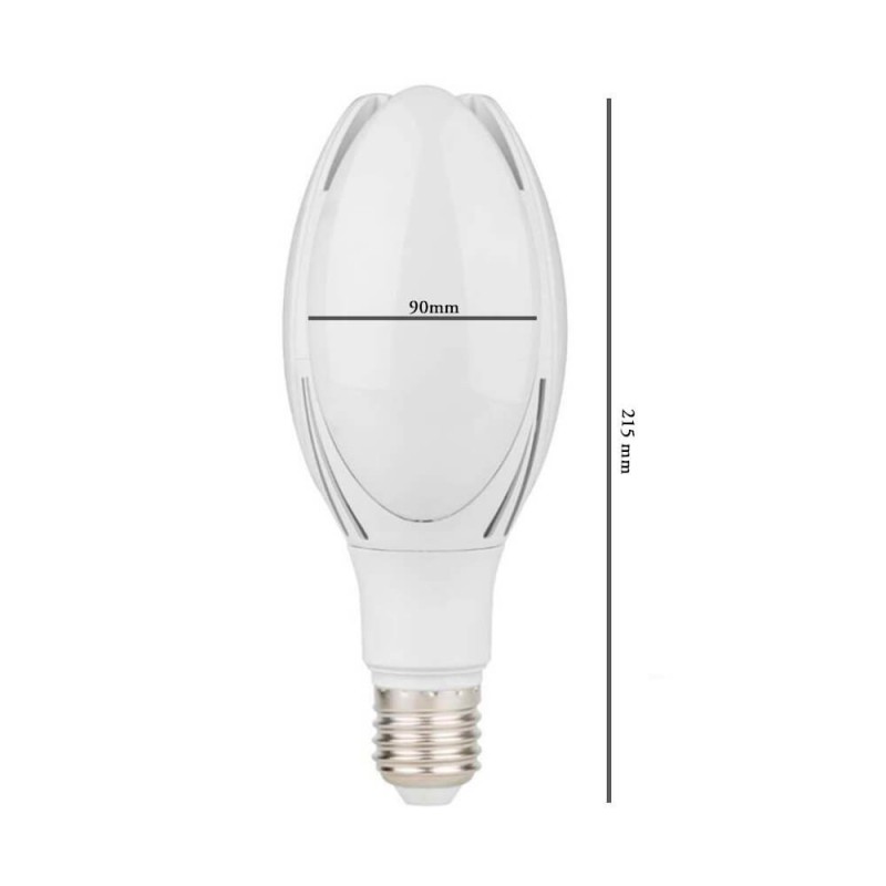 Bombilla LED E27 40W para farolas / industrial 3000Lm