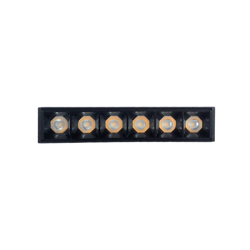 Faretto lineare a LED 6W per binario magnetico 48V OSRAM UGR17 chip