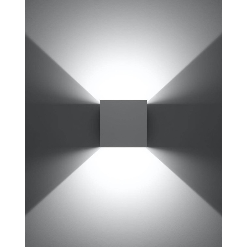 Applique LED LUCA bianco 6W IP54 by SOLLUX