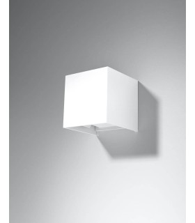Aplique de pared LED LUCA blanco 6W Up&Down IP54 by SOLLUX