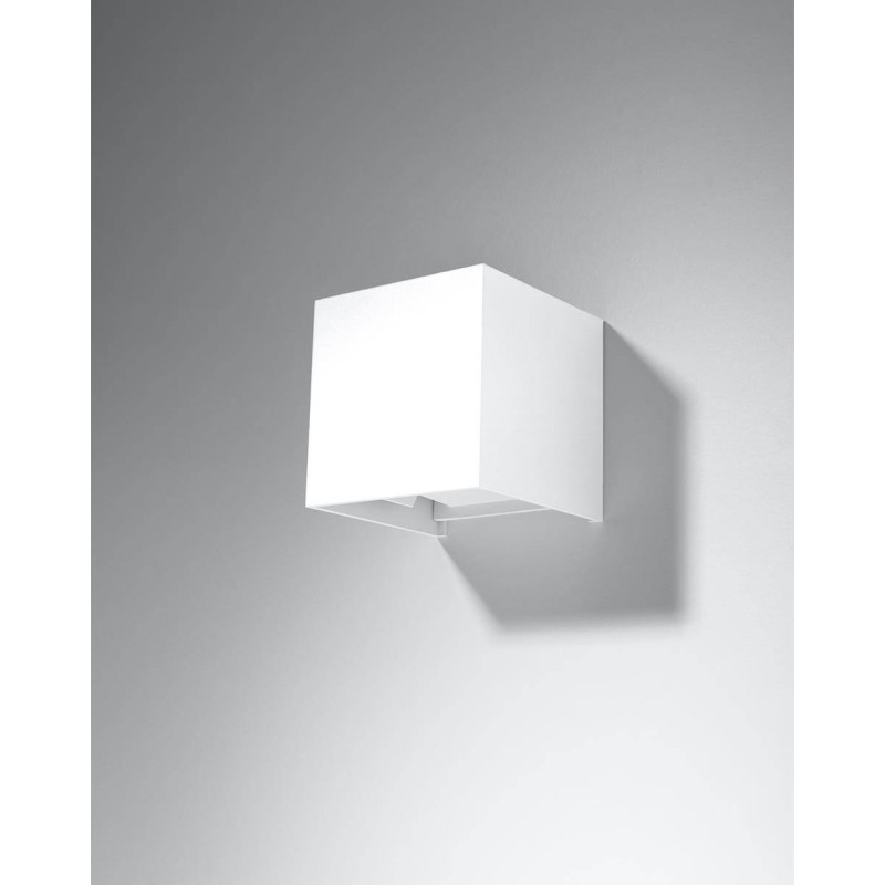 Aplique de pared LED LUCA blanco 6W IP54 by SOLLUX