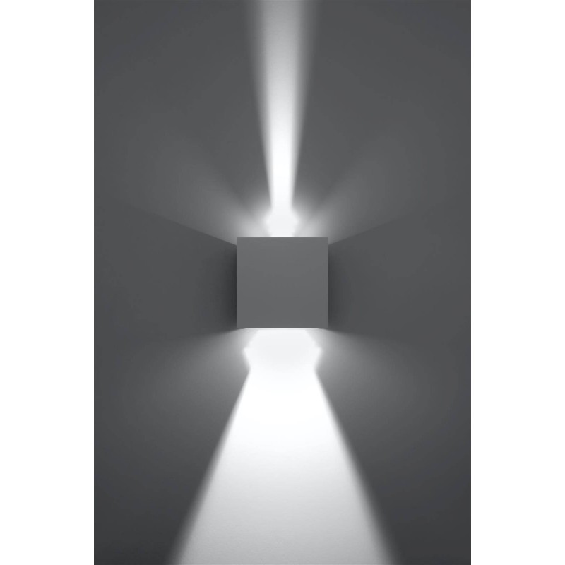 Aplique de pared LED LUCA blanco 6W IP54 by SOLLUX