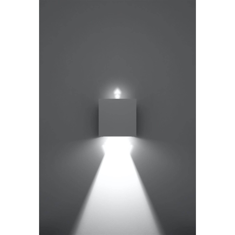 Applique murale LED LUCA blanc 6W IP54 by SOLLUX