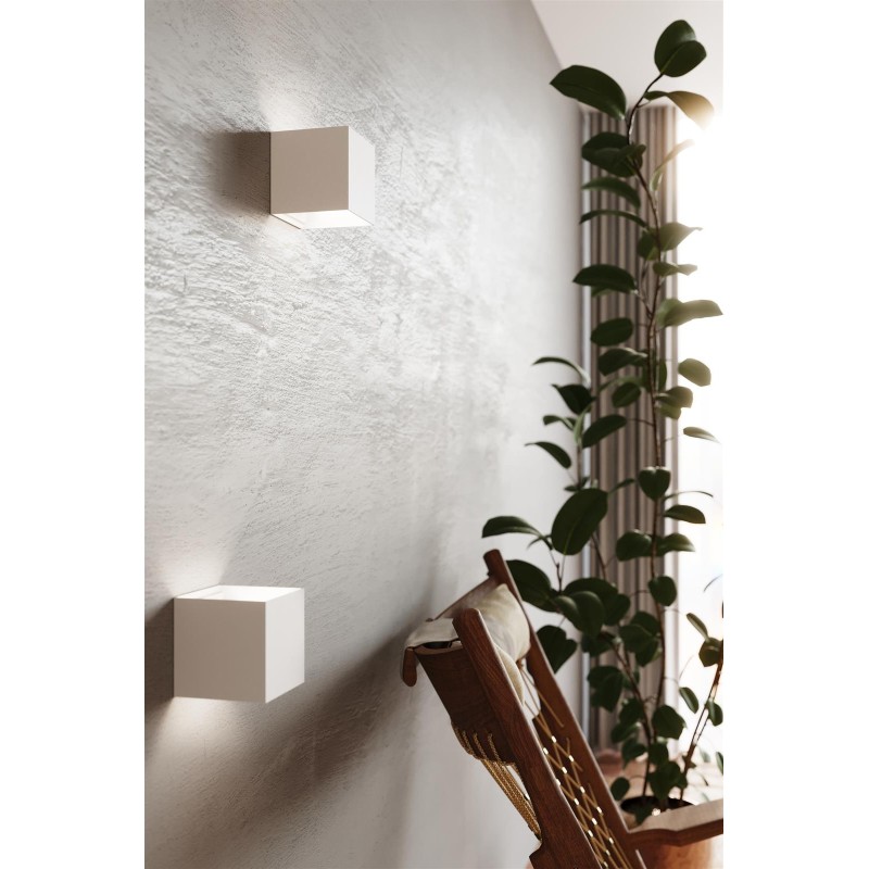 Aplique de pared LED LUCA blanco 6W IP54 by SOLLUX