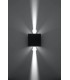 Aplique de pared LED LUCA negro 6W IP54 by SOLLUX