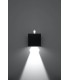 Aplique de pared LED LUCA negro 6W IP54 by SOLLUX