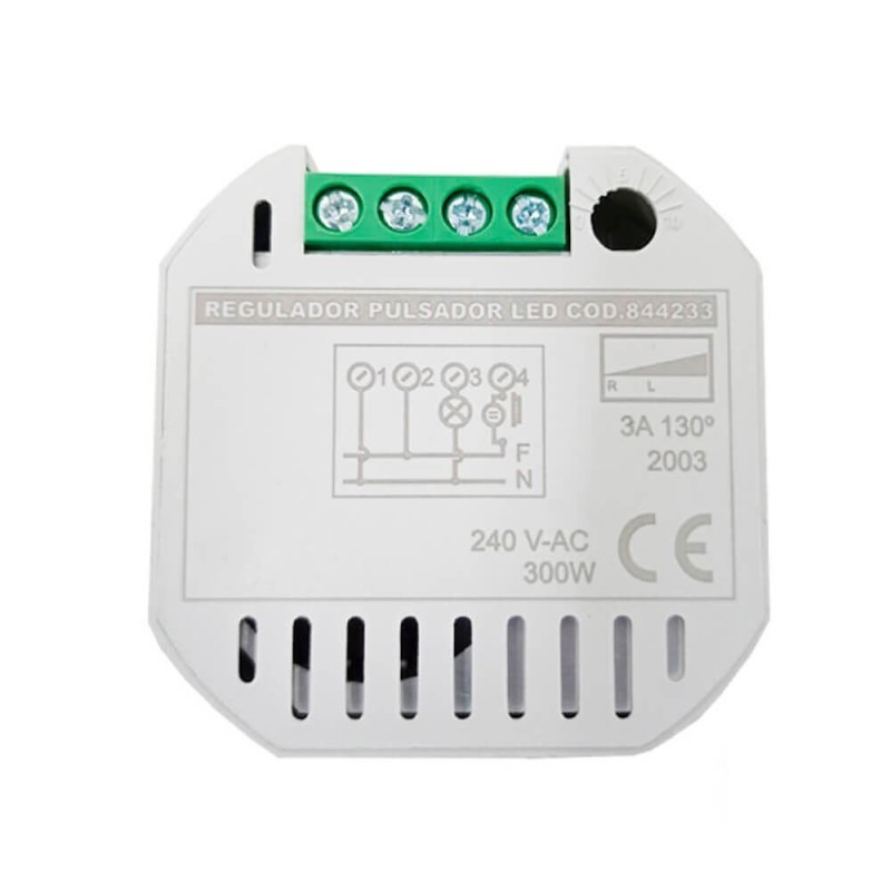 Regulador para pulsador de pastilla para LED - TRIAC