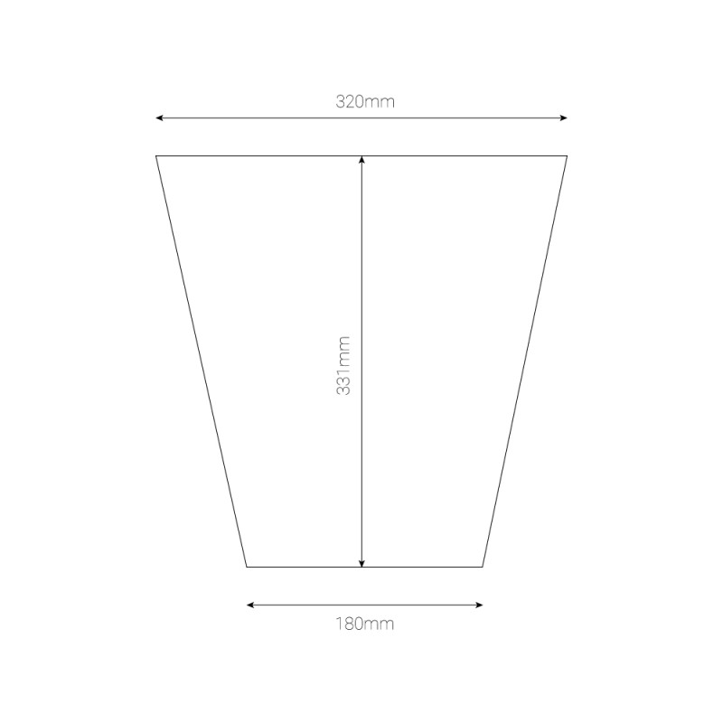 Difusor de metacrilato opal para farola VILLA 4 unidades