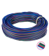 copy of Cable  blanco 4x0,25mm para Tira LED RGB 4 Hilos - 100 Metros