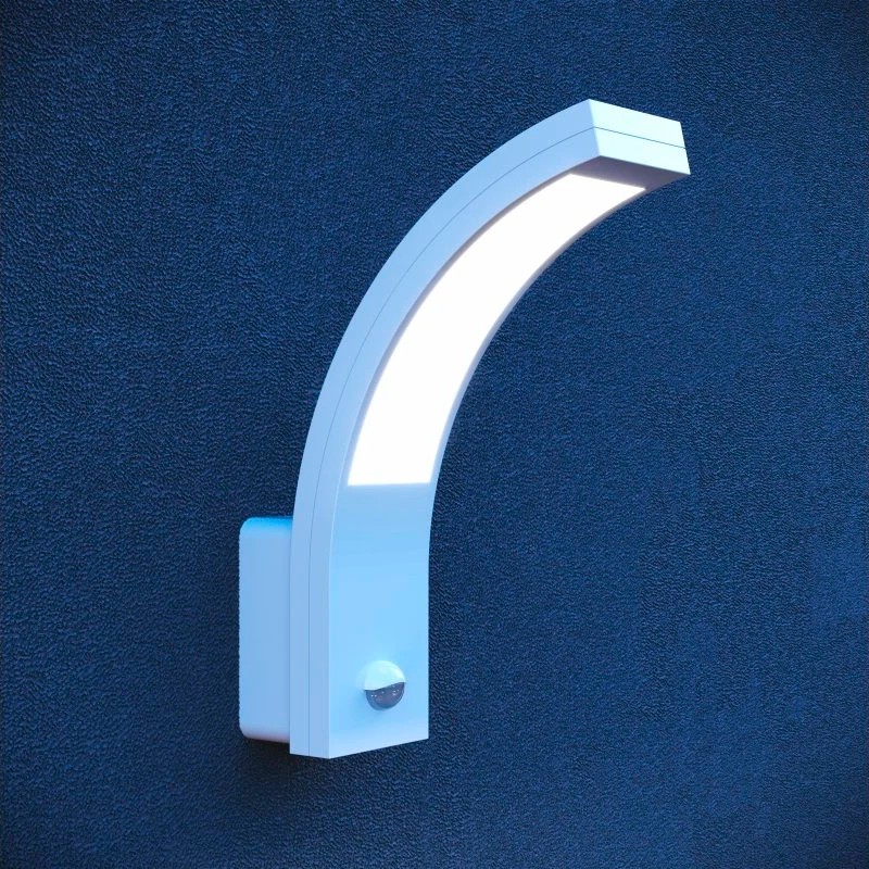 PARIS 10W IP54 Outdoor Wall Lamp with motion detector