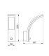 PARIS 10W IP54 Outdoor Wall Lamp with motion detector