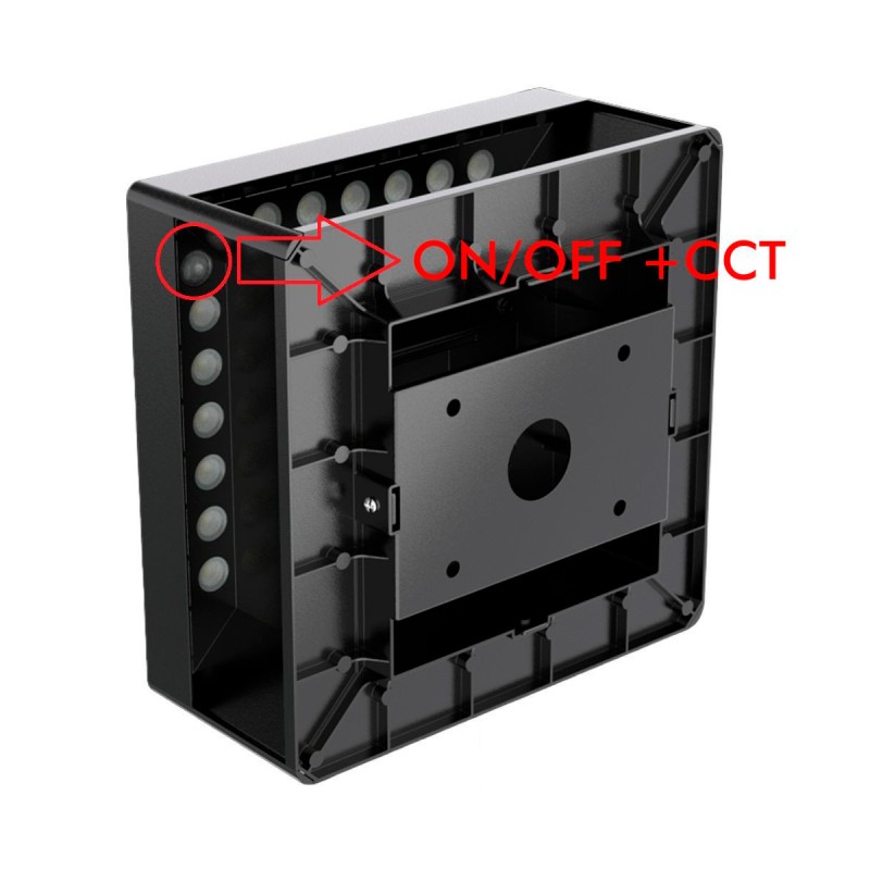 Baliza solar LED ELEGANCE sobremuro CCT