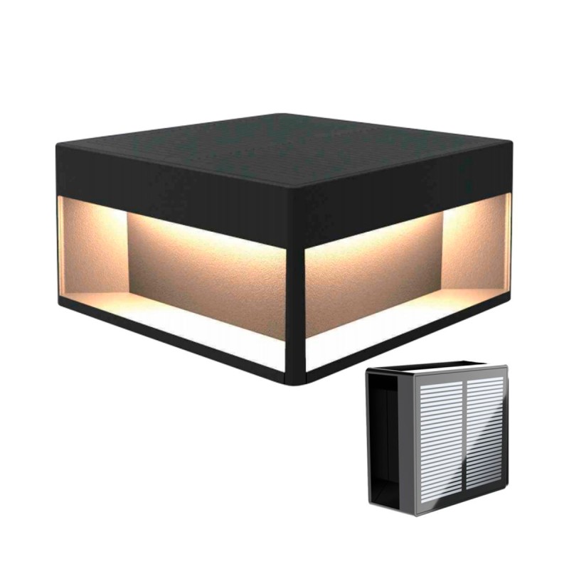 ELEGANCE Solar LED Bollard for Floor Mounting