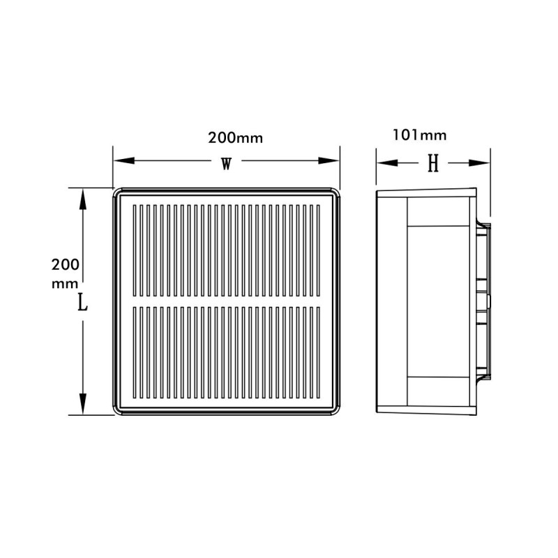ELEGANCE Solar LED Bollard for Floor Mounting