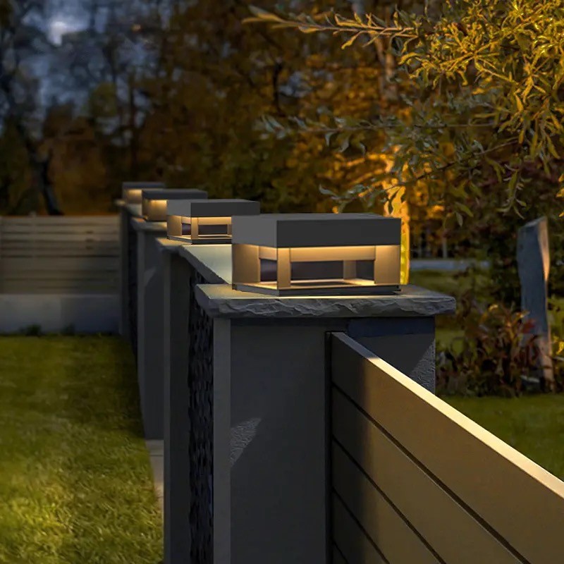 Segnapasso solare LED ELEGANCE montaggio a parete CCT