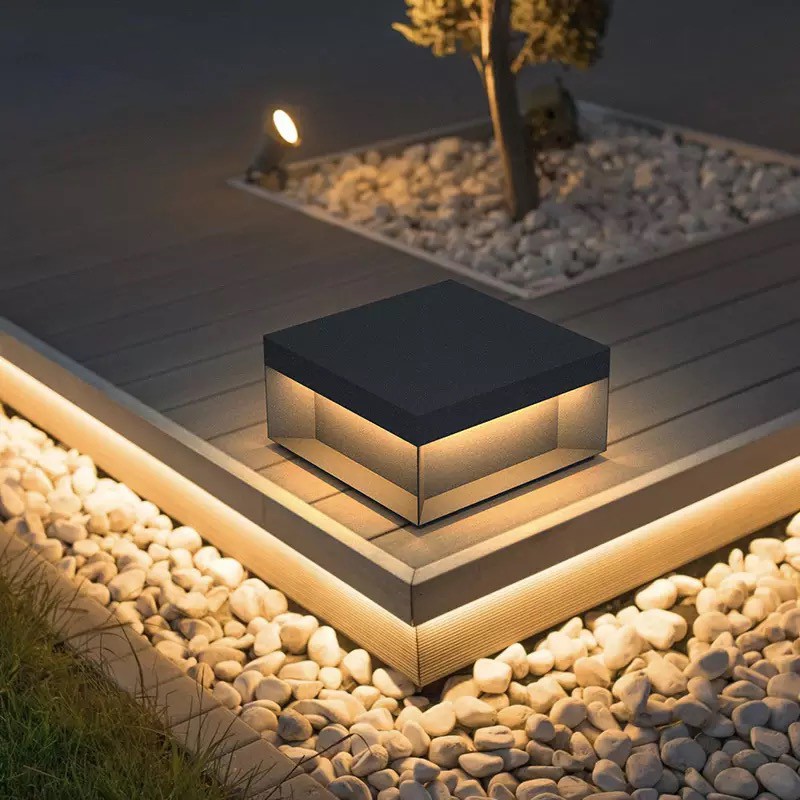ELEGANCE Solar LED Bollard for Floor Mounting