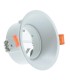 Tiltable Circular Recessed White Bezel Ring for GU10/MR16 Bulbs