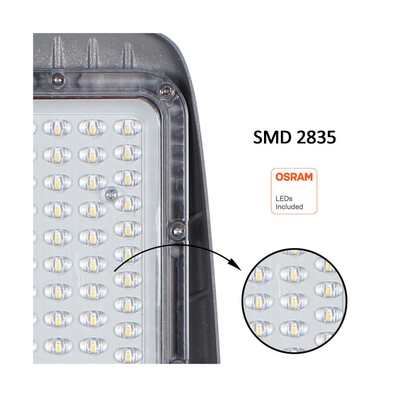 Lampadaire LED AVANT 50W puce OSRAM 5000Lm gris Eclairage Public