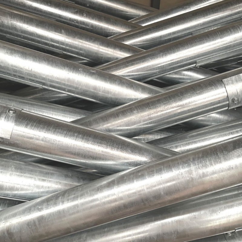 Columna URBAN galvanizada circular 3-4 metros punta Ø60mm