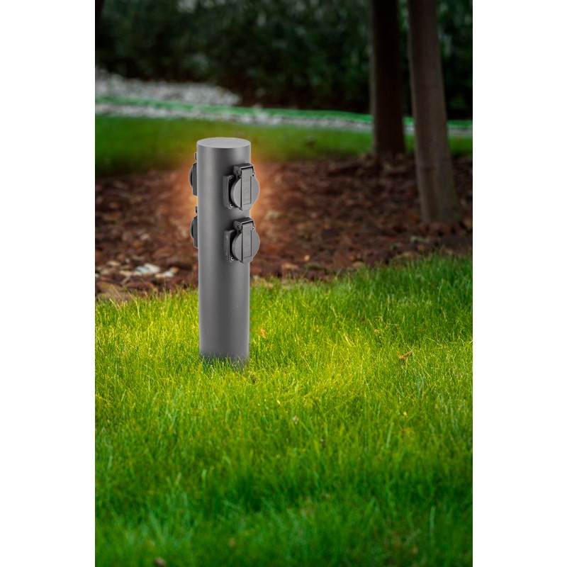 Borne CORTA multiprise Schuko 4 prises pour usage extérieur