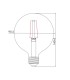 8W E27 G95 SMOKE FILAMENT LED Bulb